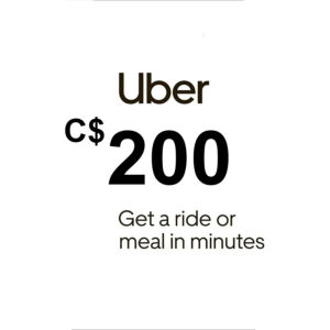 Uber C$200 CA Gift Card