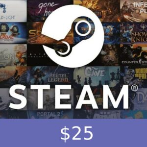 Steam Gift Card $25 US Activation Code