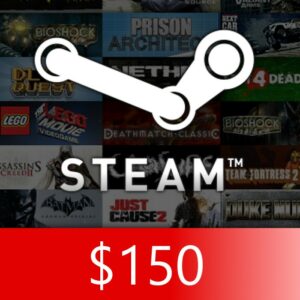 Steam Gift Card $150 US Activation Code
