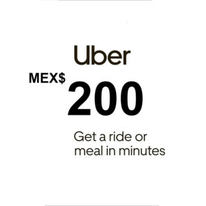 Uber MEX$200 MX Gift Card