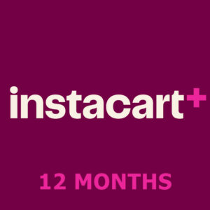 Instacart+ 12 Months Subscription Gift Card CA