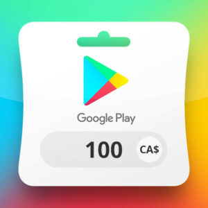 Google Play CAD 100 Gift Card CA