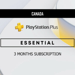PlayStation Plus Essential 3 Months Subscription CA