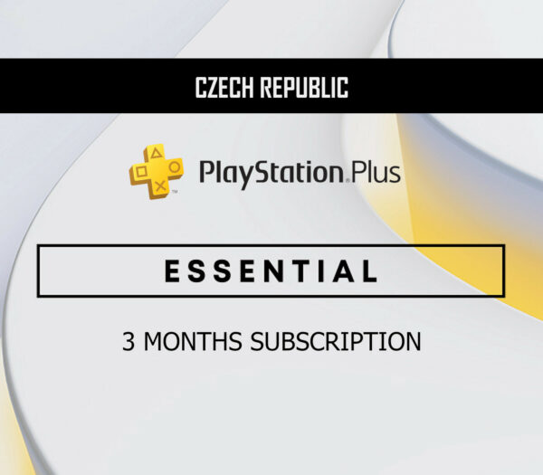 PlayStation Plus Essential 3 Months Subscription CZ