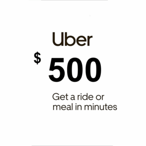 Uber $500 US Gift Card
